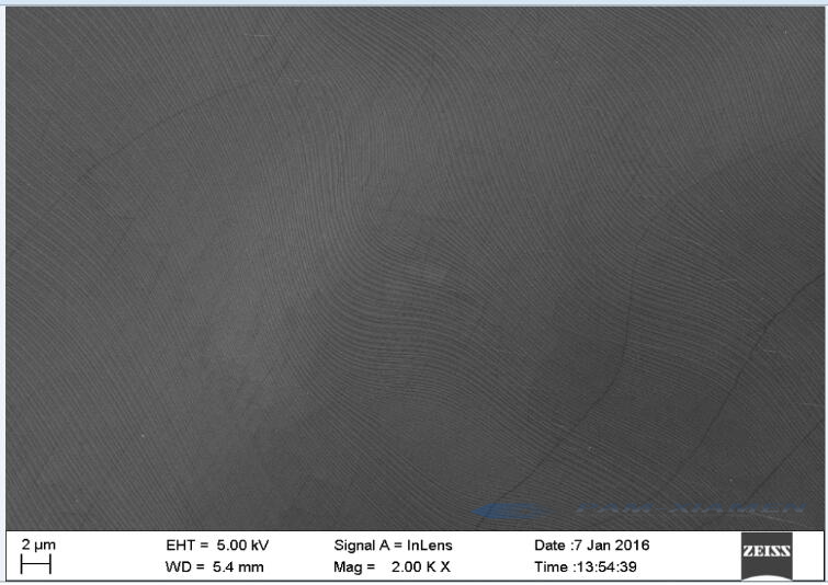 SEM or TEM image for monolayer graphene on copper foil