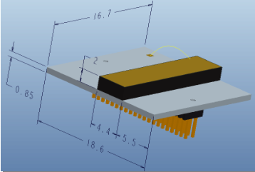  Standard 8×8 pixel CZT detector assembly