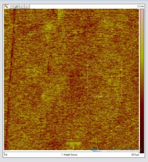 AFM Data of SrTiO3 Substrate with Step Surface & Ti terminated 2-1