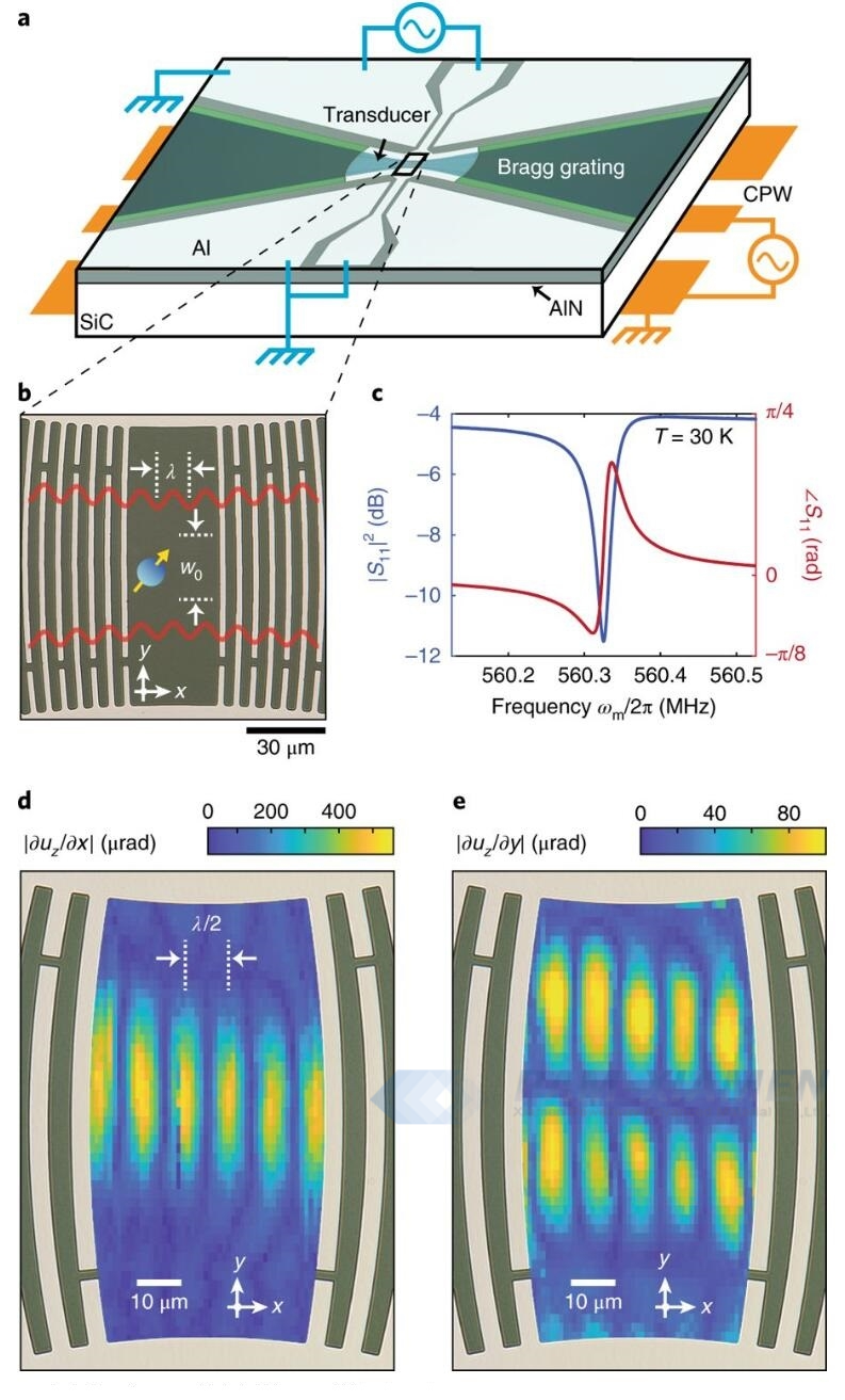 Study Spin Phonon Interactions in Silicon Carbide by Gaussian Acoustics